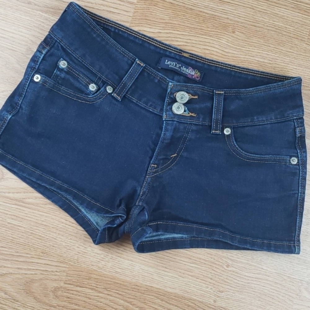 Levi's Double Button Denim Shorts Sz 3